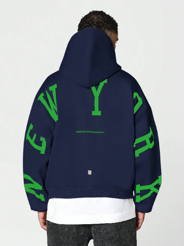 Special Buy Overhead Hoodie With Back New York Graphic Print