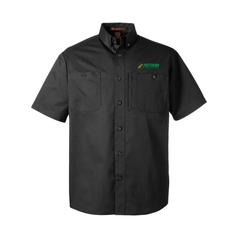 Extra Discount Men's Harriton Advantage IL Short Sleeve Work Shirt