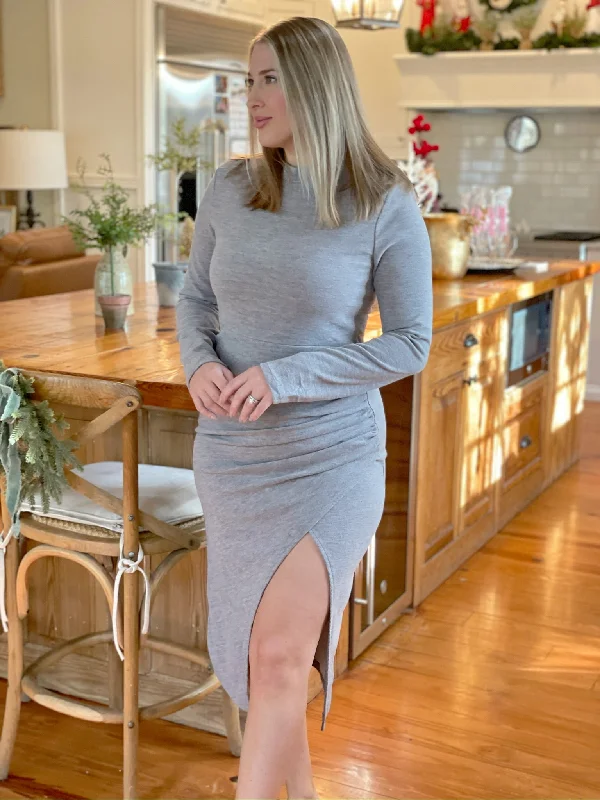 Midnight Madness Greer Knit Midi Dress