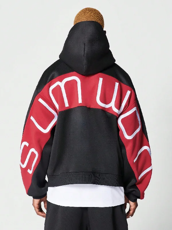 Bargain Bin Overhead Hoodie With Back Logo Embroidery