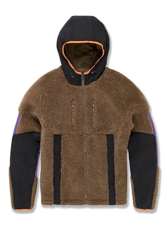 Great Deal Mercer Sherpa Hoodie (Mocha)