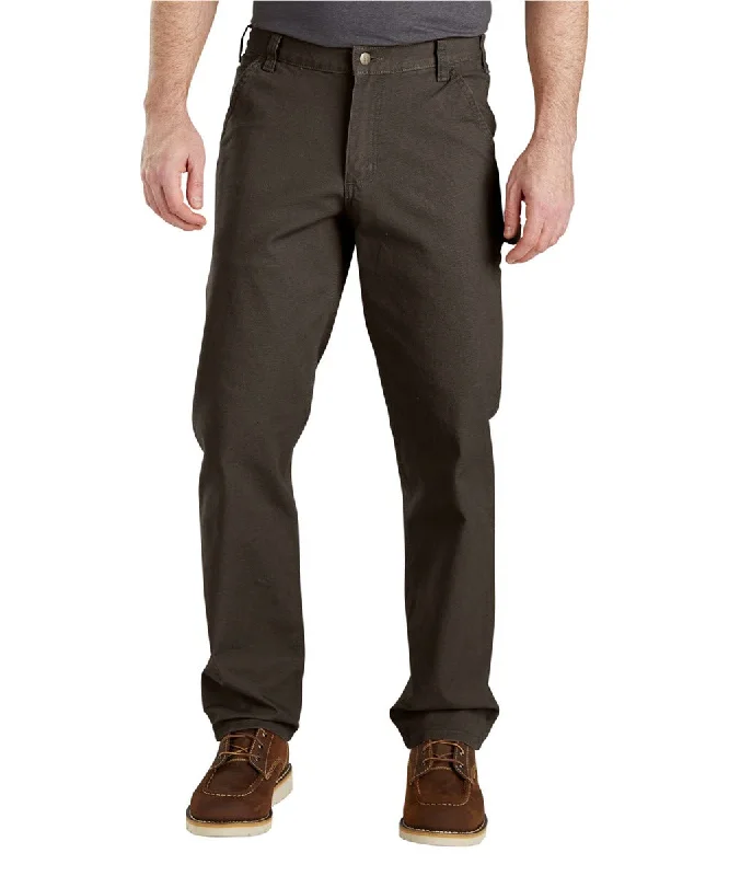 Fantastic Savings Carhartt Men’s Rugged Flex Relaxed Fit Duck Dungaree - Dark Coffee