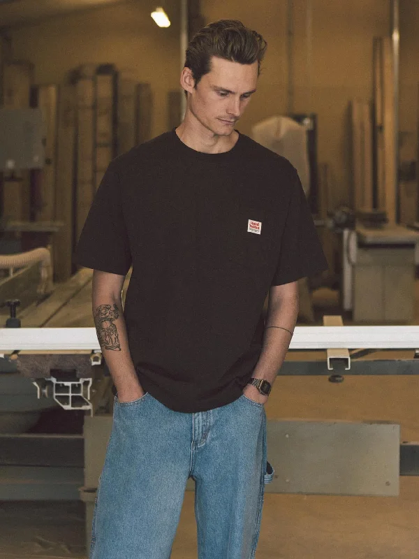 Grand Opening Sale Hard Yakka X Thrills Oversize Pocket Tee - Postal Brown