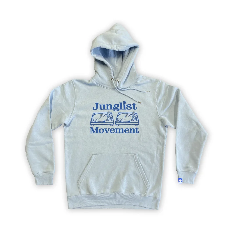 Now or Never Junglist Movement Heavyweight Hoodie (Serene Blue)