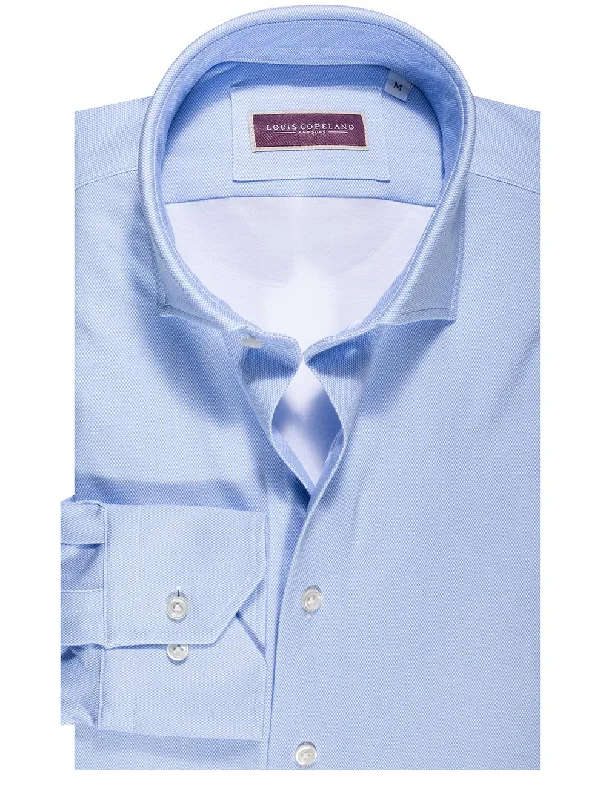 Savings Event Zidane Diamond Weave Shirt Blue