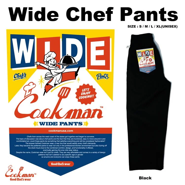 Limited Time Discount Cookman Wide Chef Pants - Black