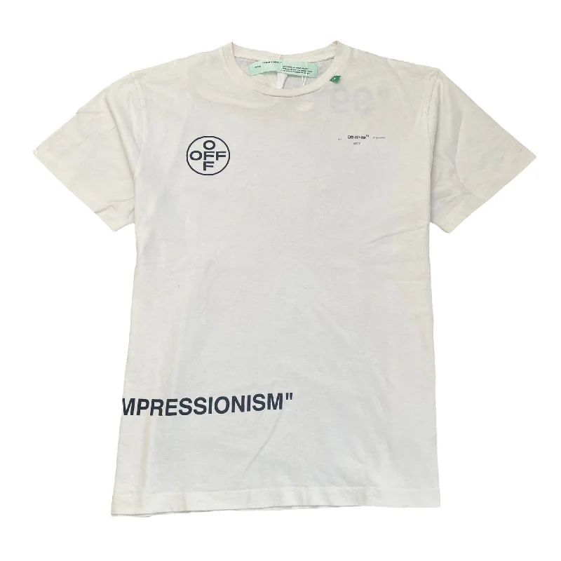 Unmissable Offer Men's Arrow Logo T-Shirt White Size XS
