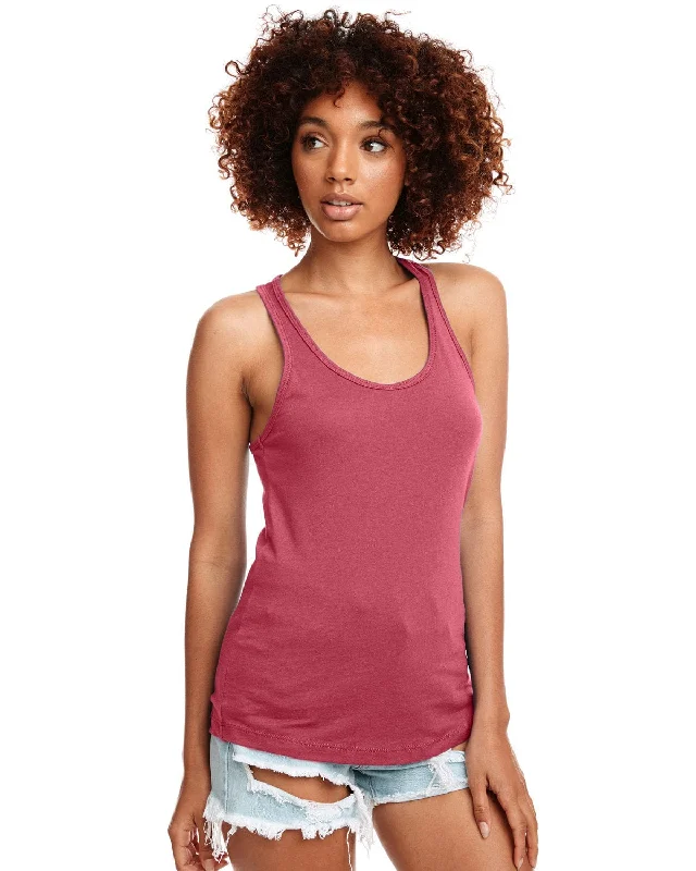 Bargain Blast Next Level Ladies Ideal Racerback Tank | Hot Pink