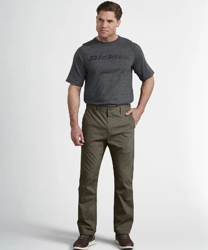 Time-Sensitive Dickies Men's Cooling Hybrid Utility Pants - Mushroom