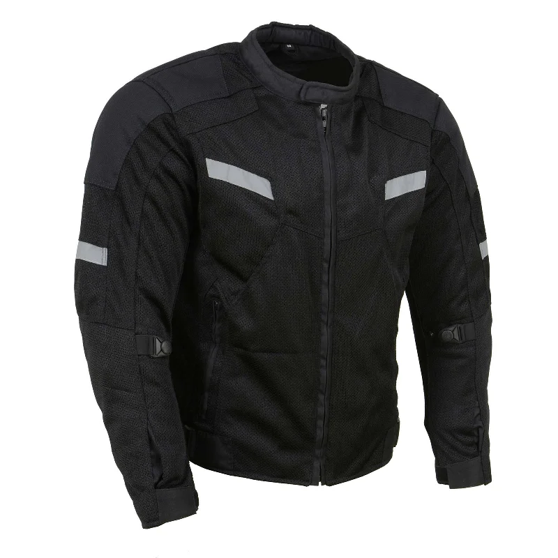 Special Savings Milwaukee Leather MPM1792 Men's Black CE Armored Textile Motorcycle Jacket- All Season Biker Jacket Special Savings Milwaukee Leather MPM1792 Men's Black CE Armored Textile Motorcycle Jacket- All Season Biker Jacket
