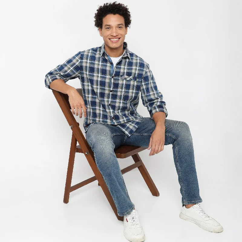 Weekend Deal Regular Fit Checkered Shirt