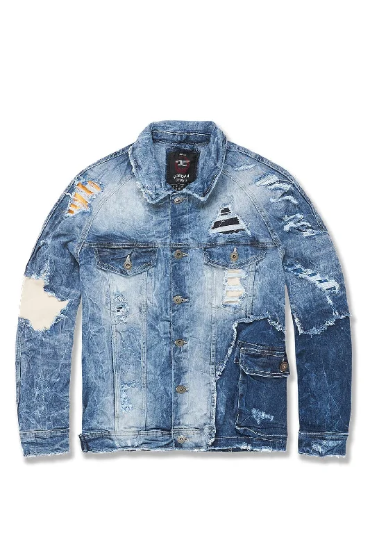 Hot Buy Ambition Denim Trucker Jacket (Aged Wash)
