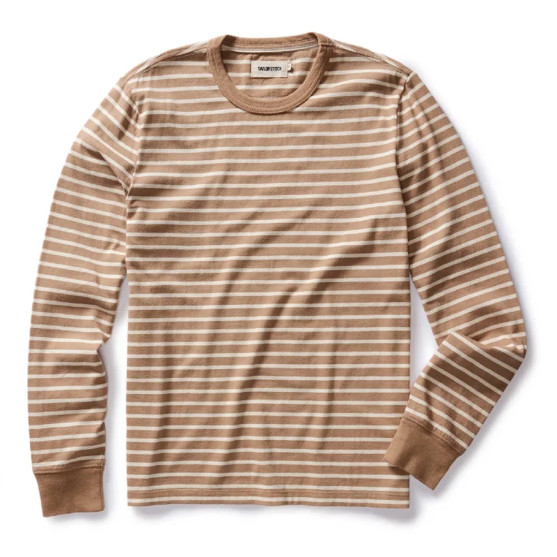 Today's Deal The Organic Cotton Long Sleeve Tee in Churro Stripe