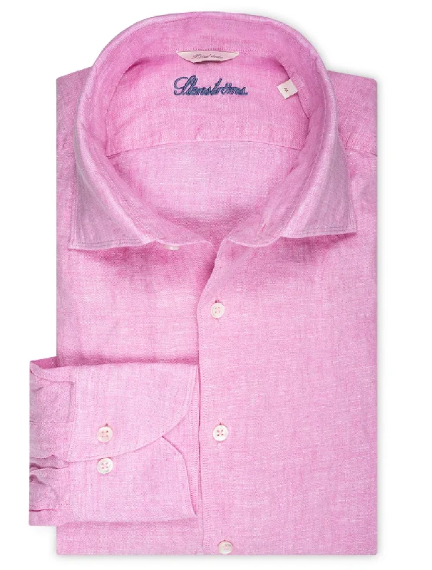 Incredible Offers Linen Shirt Pink