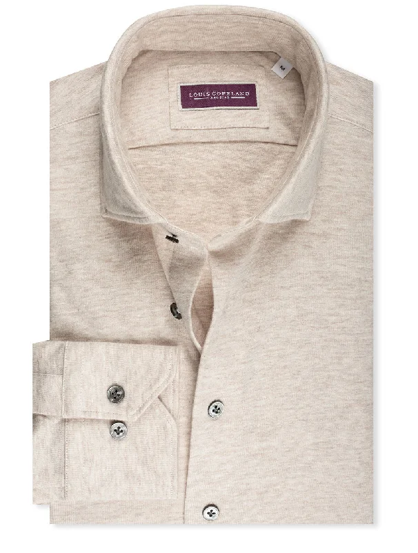 Special Offer Cashmere Blend Jersey Shirt Beige