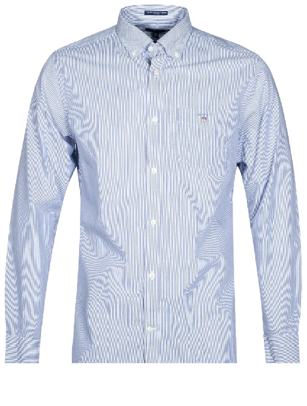 Weekend Savings Fiesta Regular Fit Broadcloth Banker Buttondown College Blue