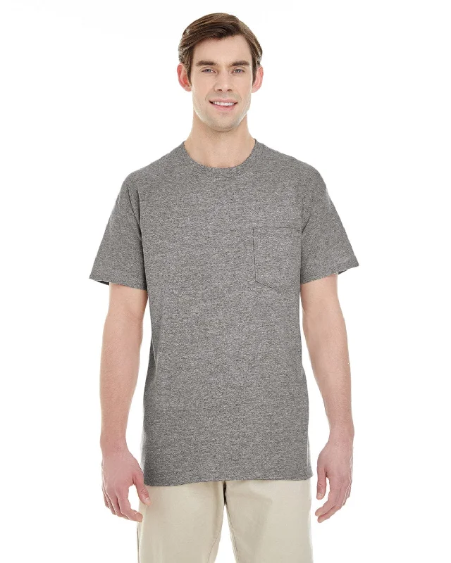 Massive Savings Gildan Pocket T-Shirt | Graphite Heather