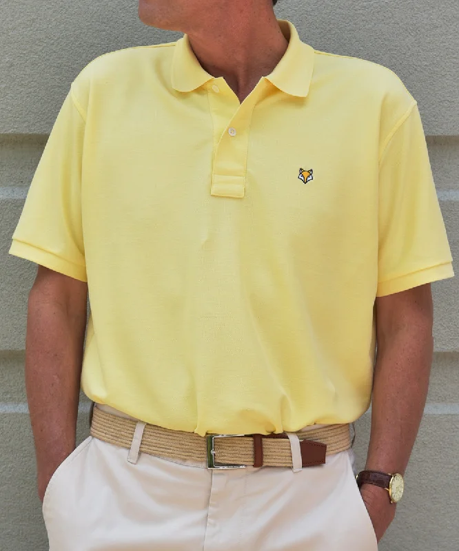 Weekend Bargains to Relish Classic Piqué Polo - Yellow