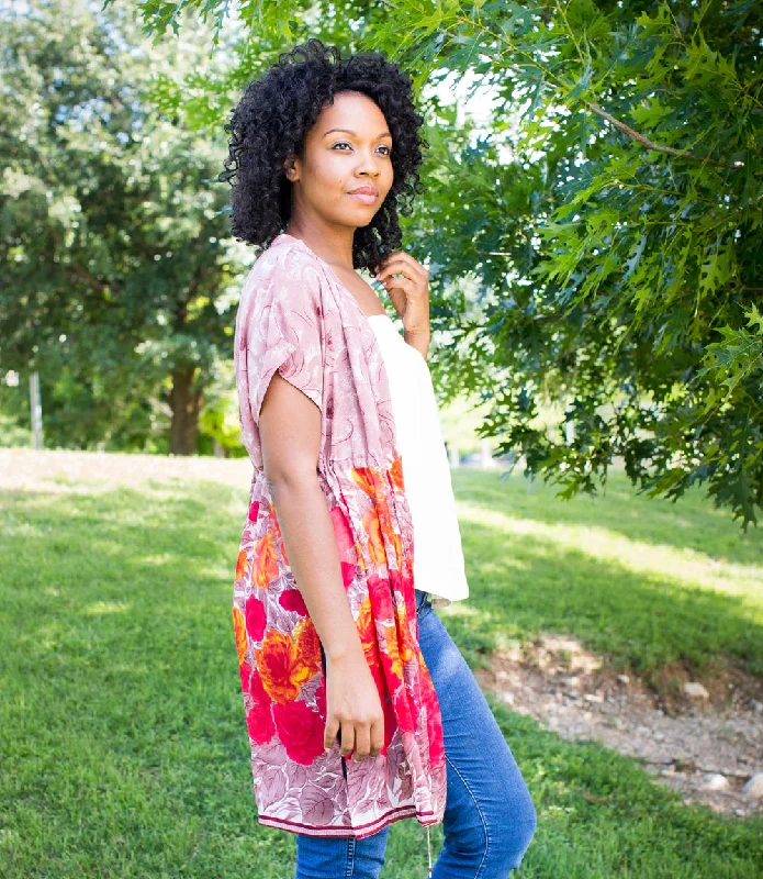 Reduced Rates Farha Longline Kimono