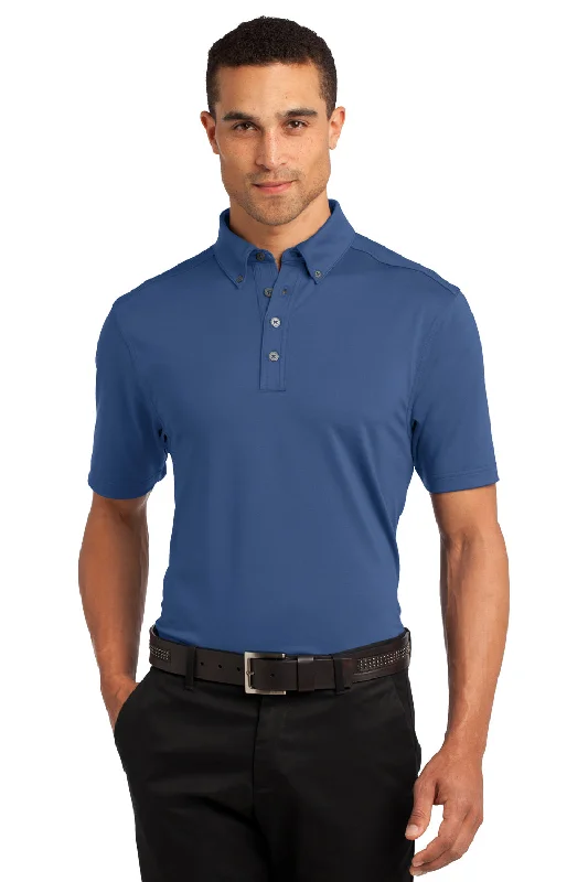 Final Offer Ogio Mens Gauge Moisture Wicking Short Sleeve Polo Shirt - Indigo Blue