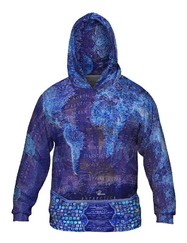 Limited Availability World Map Neon