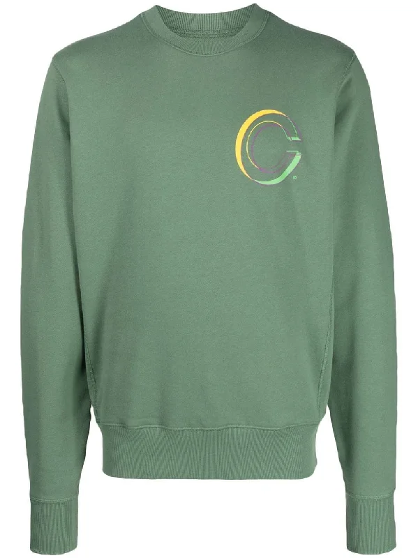 Weekend Savings Bonanza Globe Logo-Print Sweatshirt
