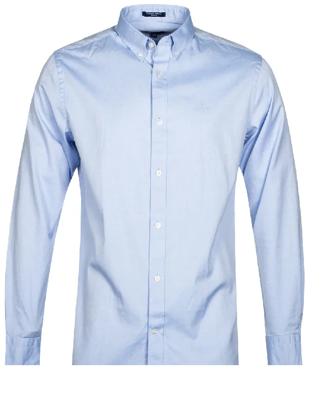 Weekend Savings Sensation Regular Pinpoint Oxford Buttondown Capri Blue