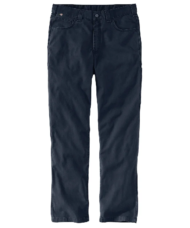 Flash Deal Carhartt Men's Flame Resistant Rigby Pants - Navy