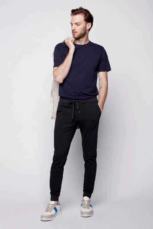 Savings Galore AXEL - Pull-On Ponte Knit Jogger - Charcoal