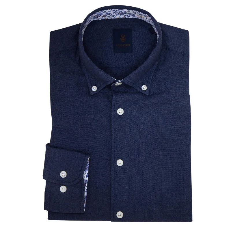 Your Weekend, Your Savings Tailored Fit Blue Cotton Flannel