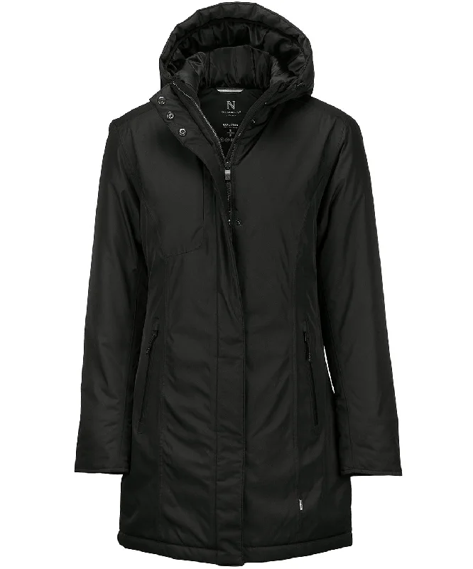 Inventory Reduction Womens Mapleton  urban tech parka jacket | Black