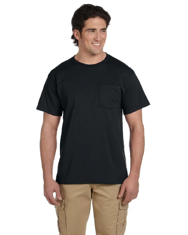 Lowest Price Jerzees 50/50 Pocket T-Shirt | Black