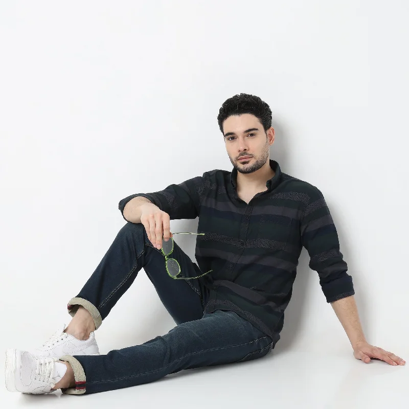 Savings Soar This Weekend Slim Fit Striped Shirt