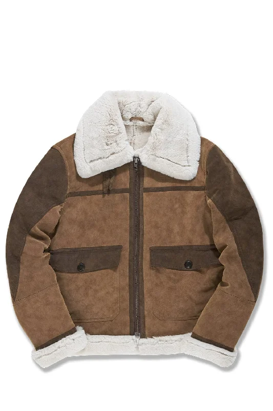 Lowest Price Vienna Bomber Jacket (Brown)