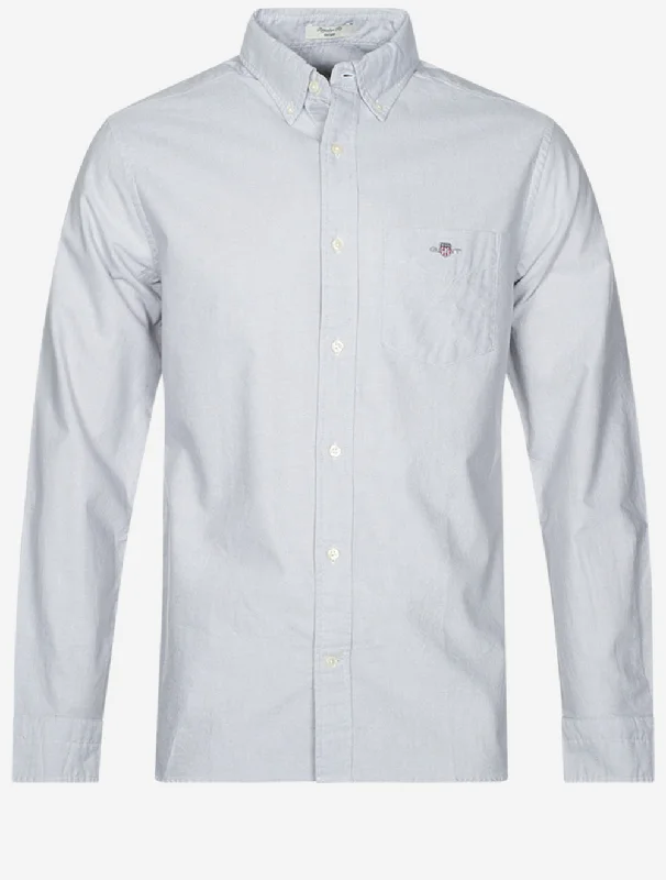 Weekend Discounts to Indulge In Regular Oxford Shirt Stone Grey