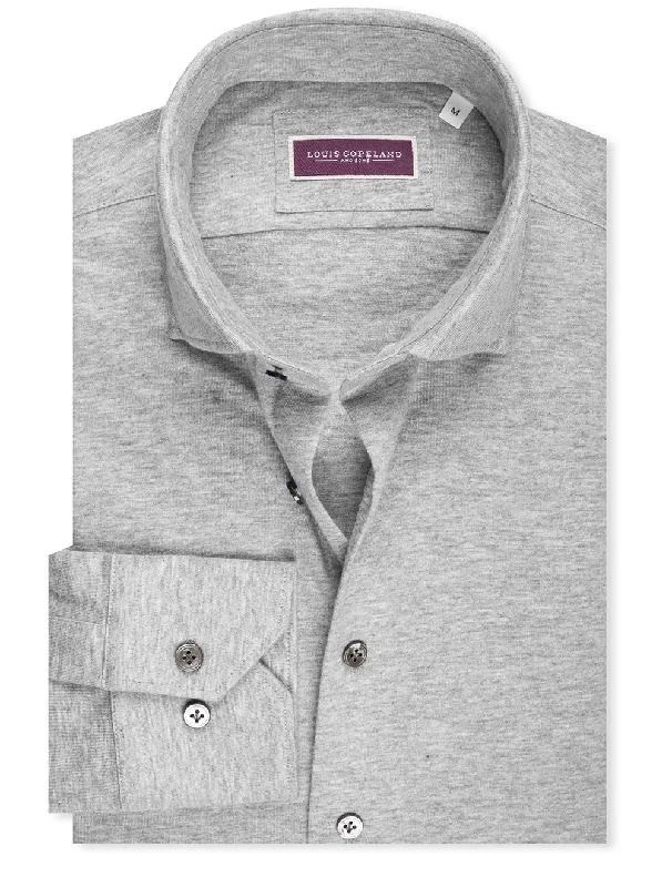 Best Seller Cashmere Blend Jersey Shirt Grey