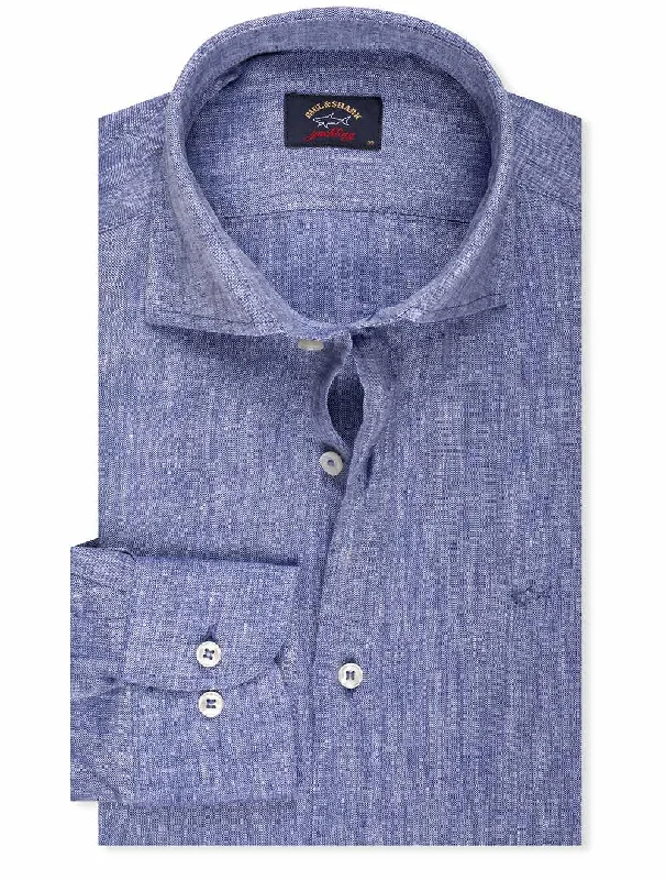 Blowout Deals Linen Shirt Navy