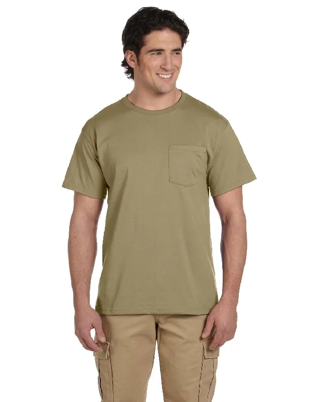 Super Savings Jerzees 50/50 Pocket T-Shirt | Khaki