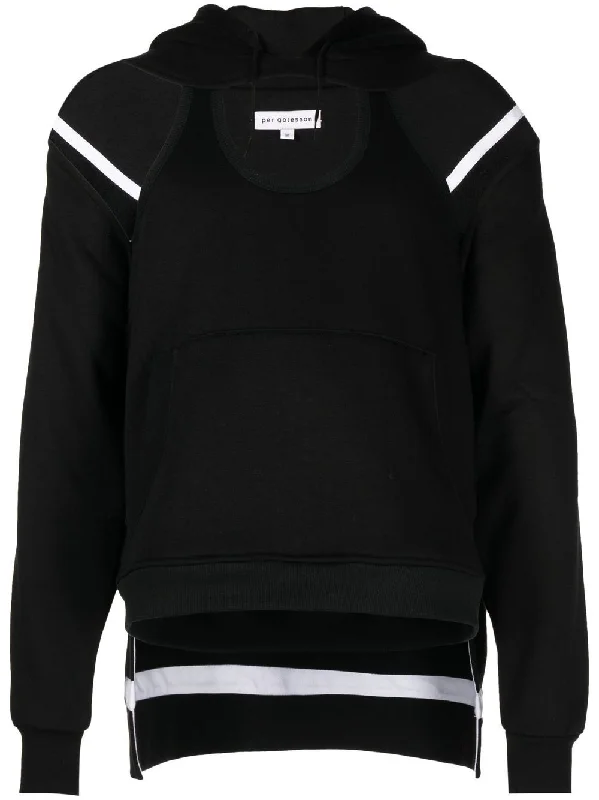 Weekend Discounts to Delight Cold-Shoulder Drawstring Hoodie