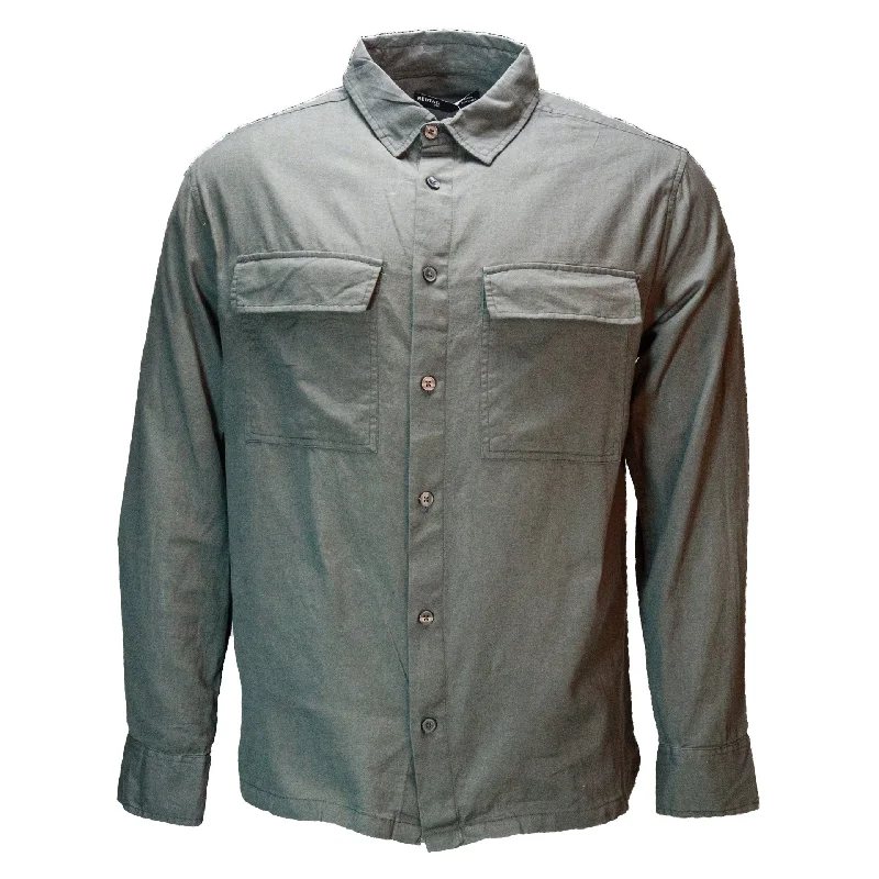 Weekend Deals That Dazzle Brown Linen Blend Field Shirt Brown