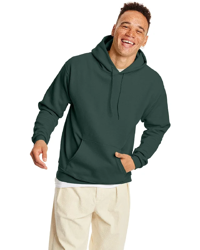 While Supplies Last Hanes 50/50 Hoodie Sweatshirt | Athletic Dk Gren