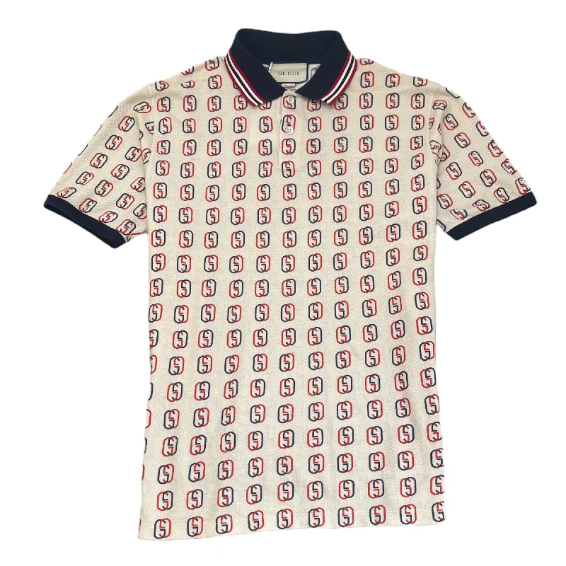 Season Finale Sale Men's Interlocking Gg Polo Shirt Beige Size M