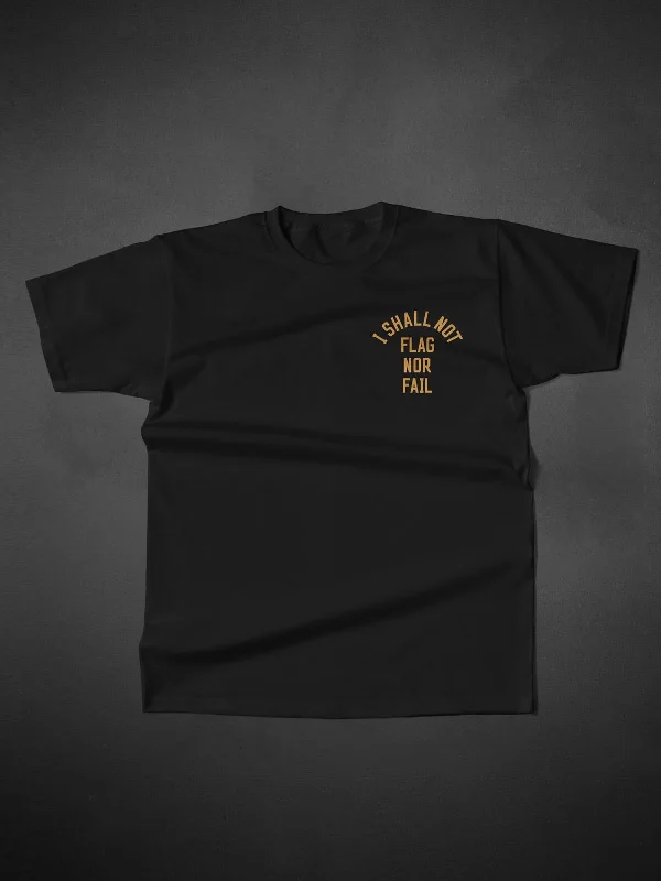 Shop and Save ANTHEM TEE - BLACK/SADDLE