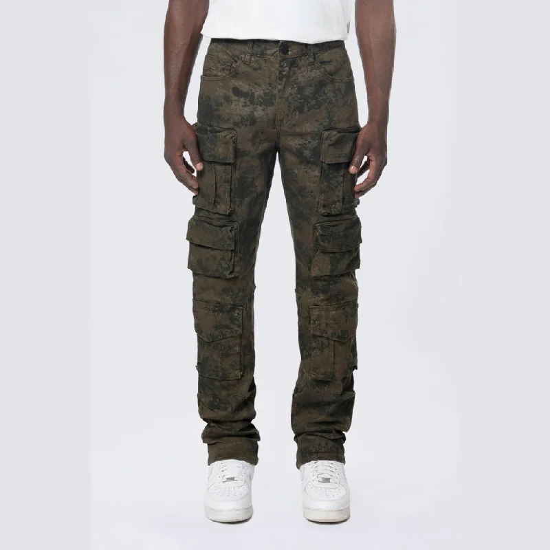 Weekend Sale: Don't Miss Out Long Straight Metallic Print Twill Pants - Hawthorne