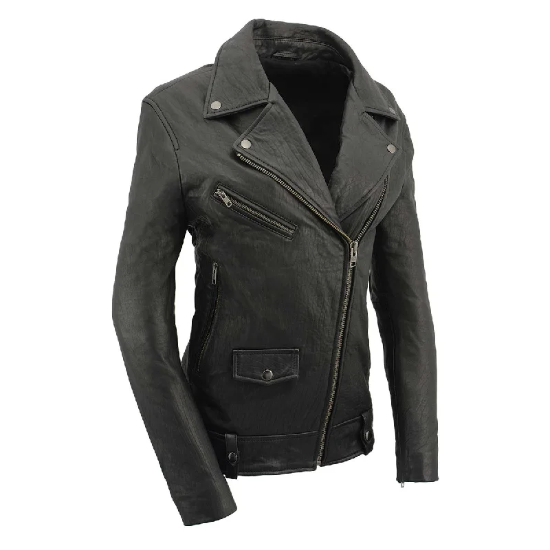 Reduced Prices Milwaukee Leather Women's Black Premium New Zealand Lambskin Motorcycle Style Leather Jacket SFL2875 Reduced Prices Milwaukee Leather Women's Black Premium New Zealand Lambskin Motorcycle Style Leather Jacket SFL2875