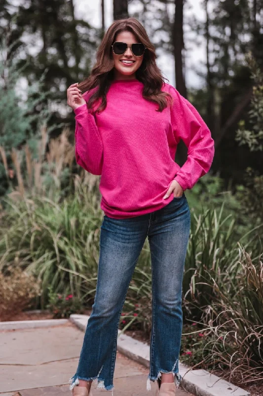 Clearance Sale Andy Corded Vintage Pullover