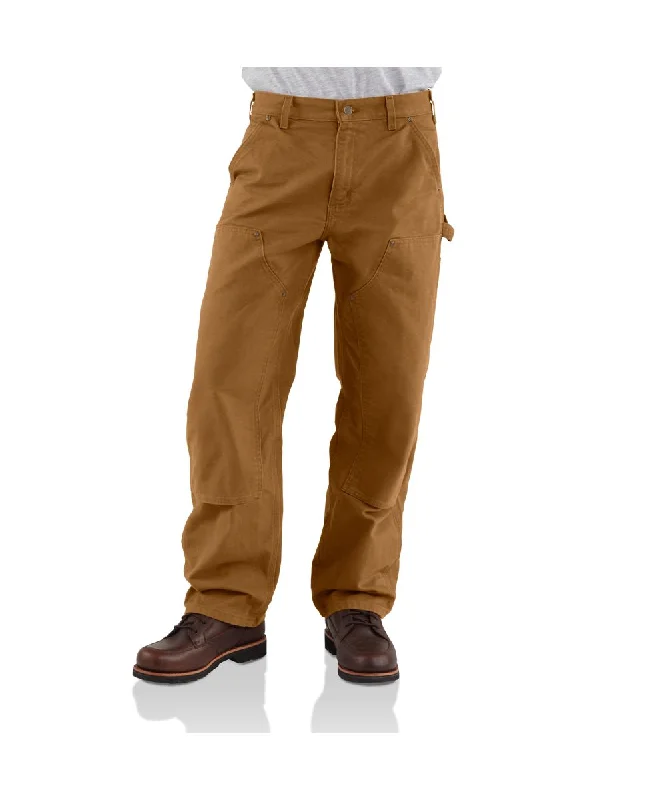Weekend Deals to Make You Happy Carhartt B136 Double Front Washed Duck Dungaree - Carhartt Brown