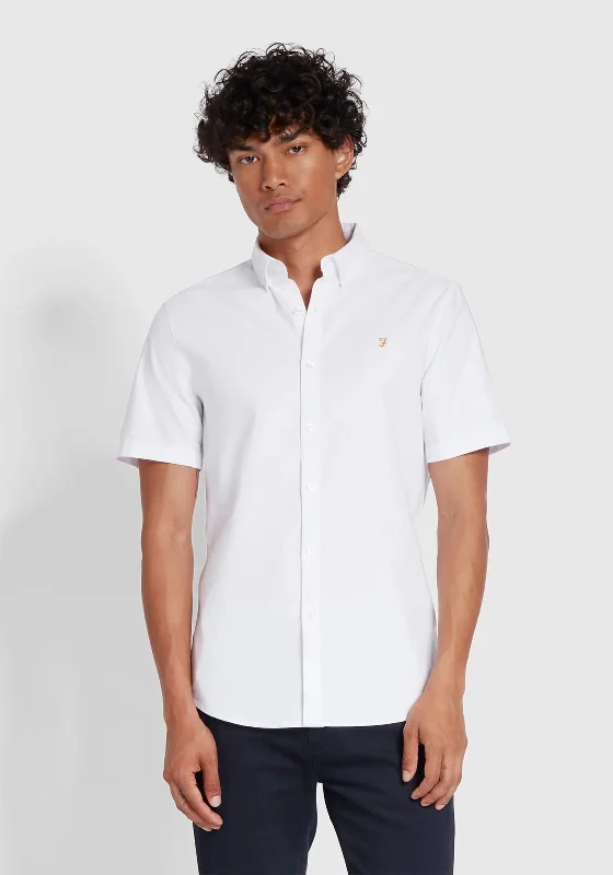 Weekend Specials to Celebrate Farah Brewer Oxford Shirt, White