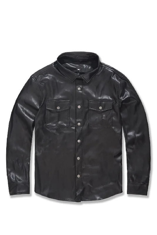 Midnight Madness Thriller Button Up (Black)