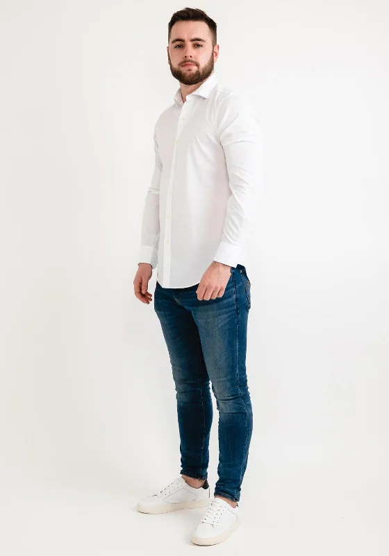 Weekend Bargains to Cherish Ralph Lauren Classic Feather Weight Twill Shirt, White